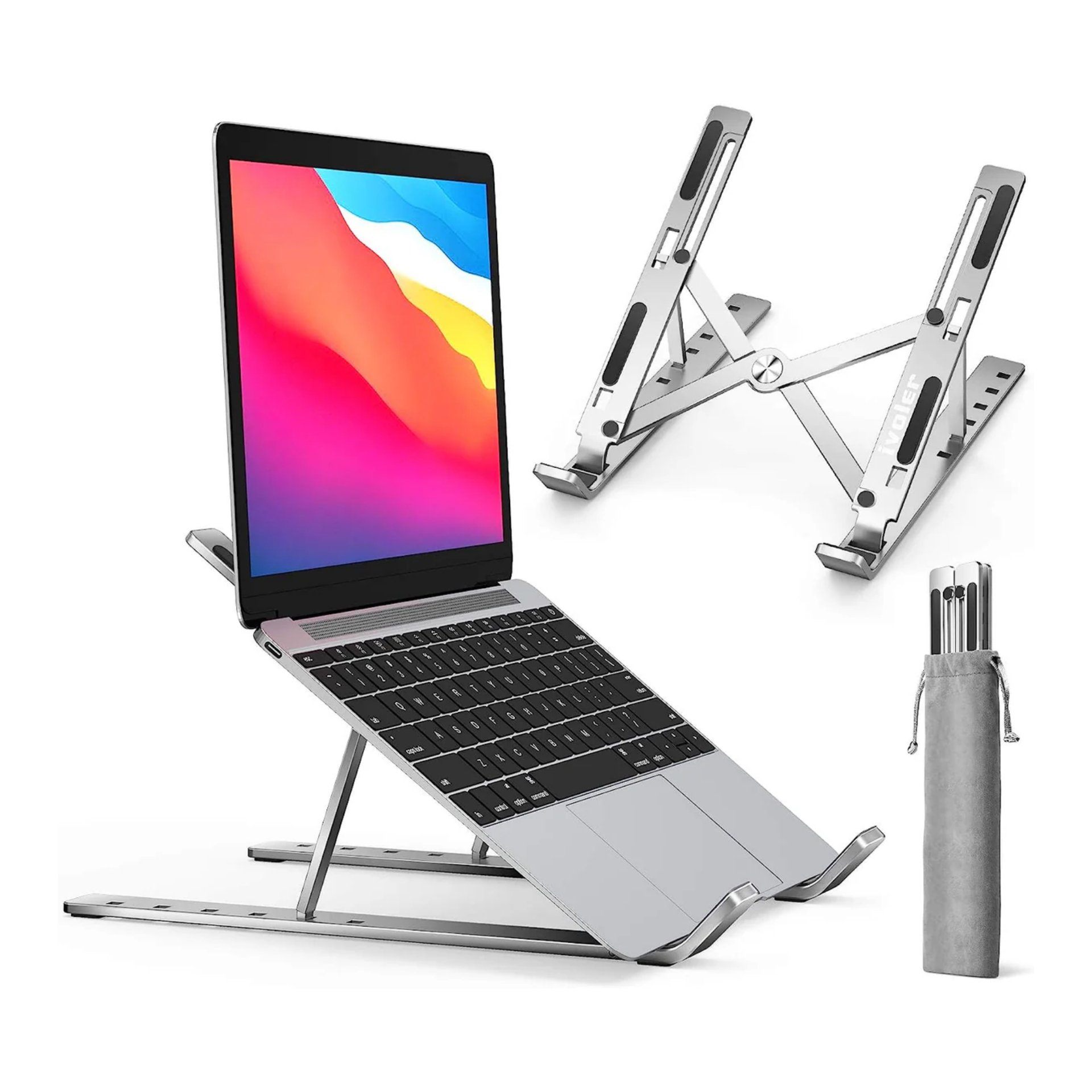 Folding Adjustable Aluminum Laptop Stand