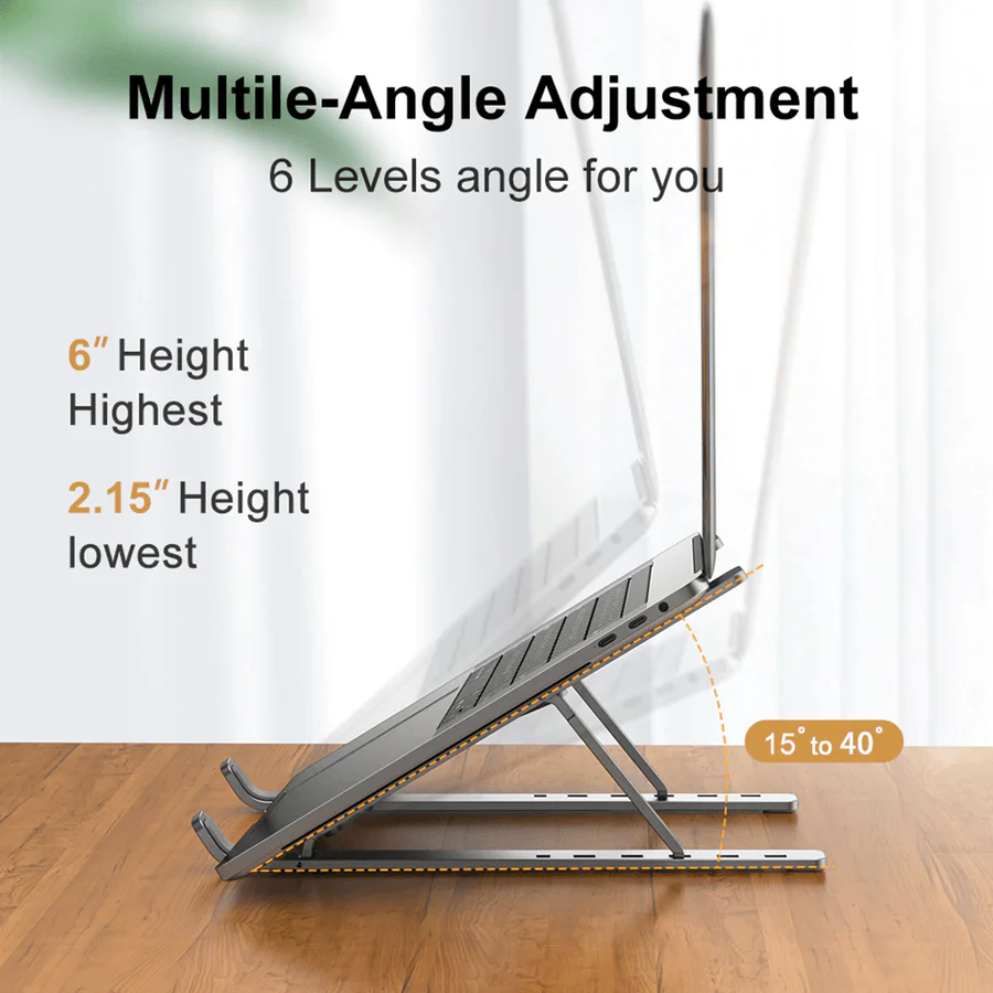 Folding Adjustable Aluminum Laptop Stand - Image 9