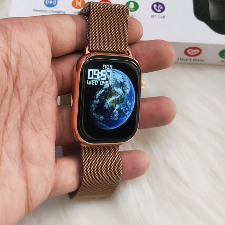 Watch 11 Max Stainless Steel Smartwatch – Magnetic Chain Edition - Image 8