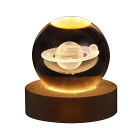 Crystal Ball 3D Night Lamp With Base