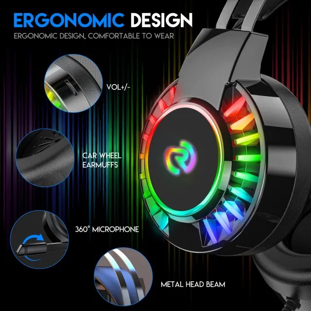 Esports G6-05 Gaming Wired Headphones - Image 7