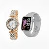 Mini ZW10 Ladies Smartwatch Combo Set