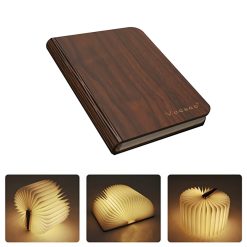 Wooden Foldable Book Lamp
