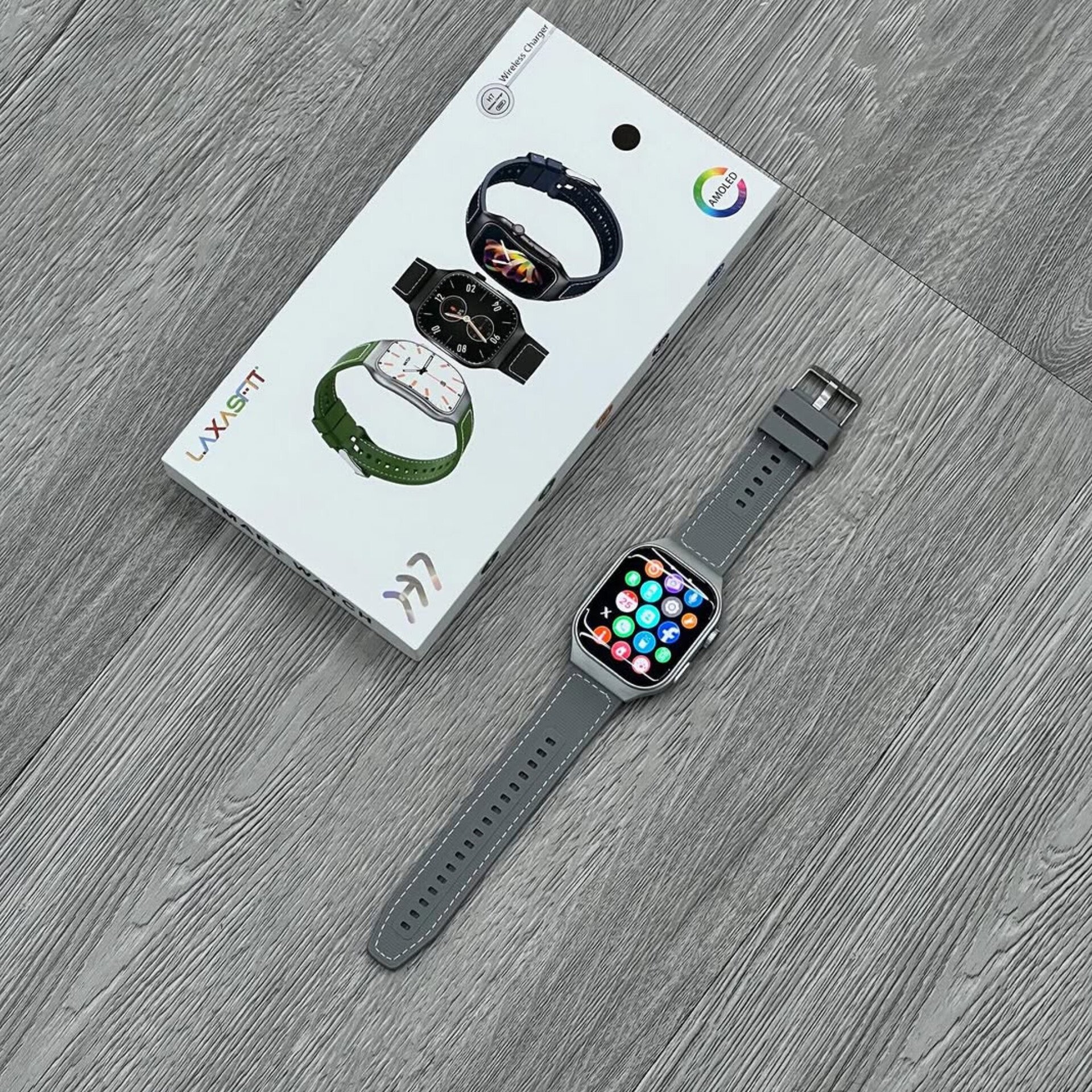 Laxasfit H7 Curved Smartwatch - Image 3