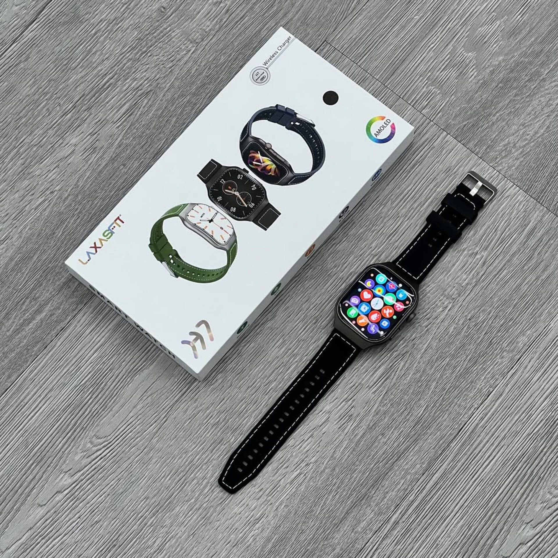 Laxasfit H7 Curved Smartwatch - Image 4